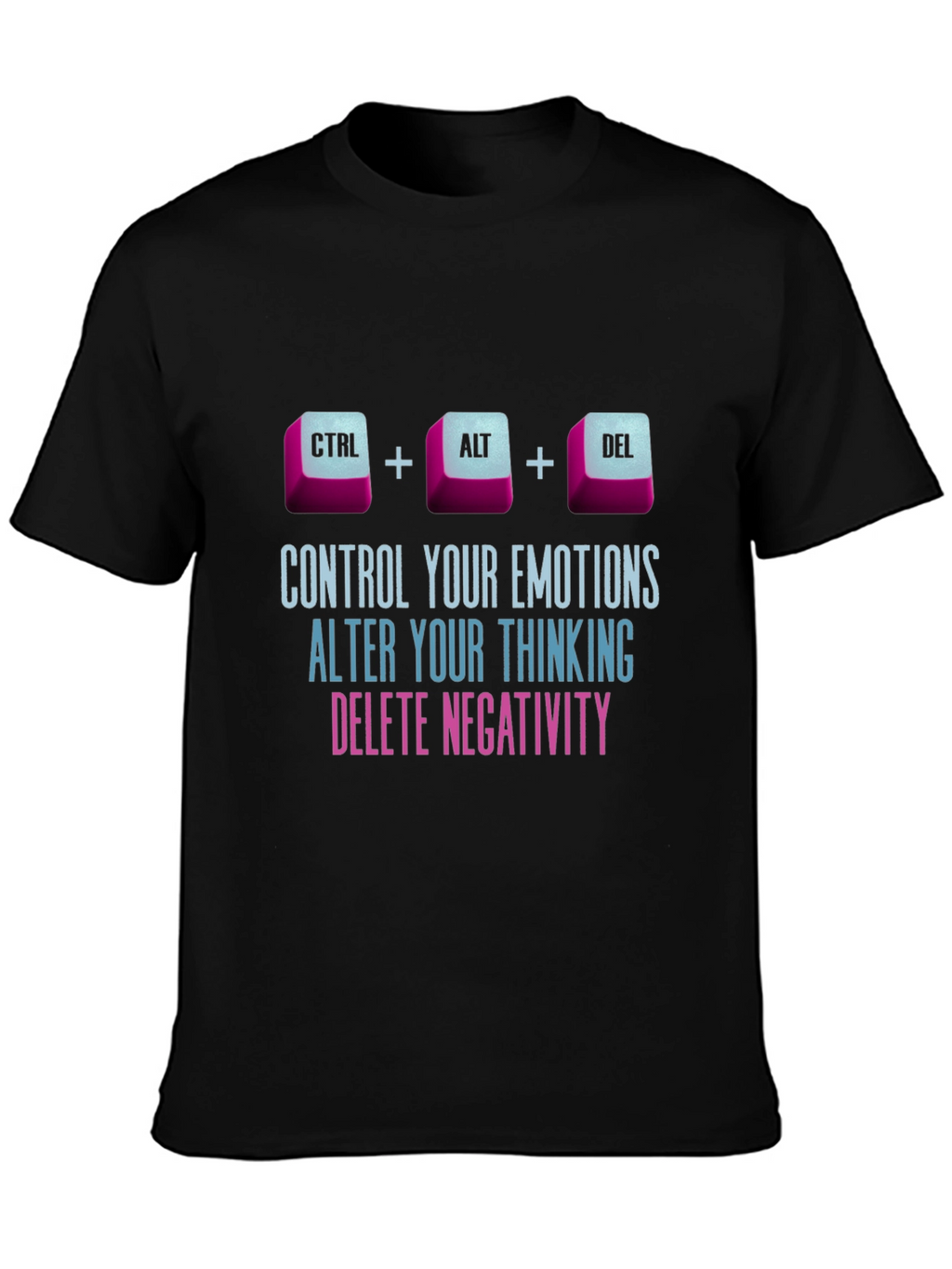 Ctrl Alt Delete Emotions Mens T-Shirt