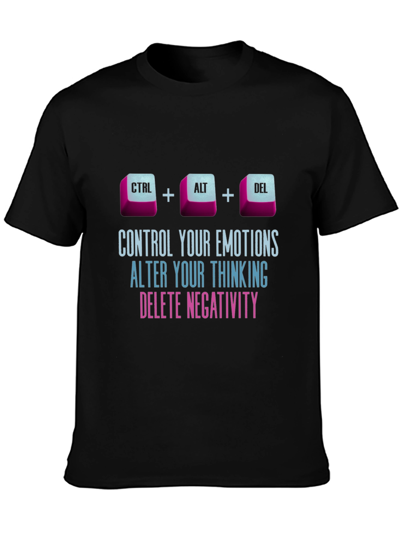 Ctrl Alt Delete Emotions Mens T-Shirt