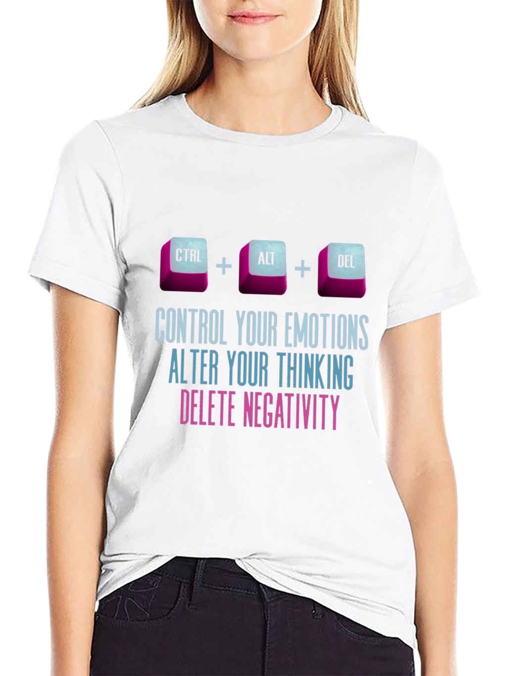 Ctrl Alt Delete Emotions Mens T-Shirt