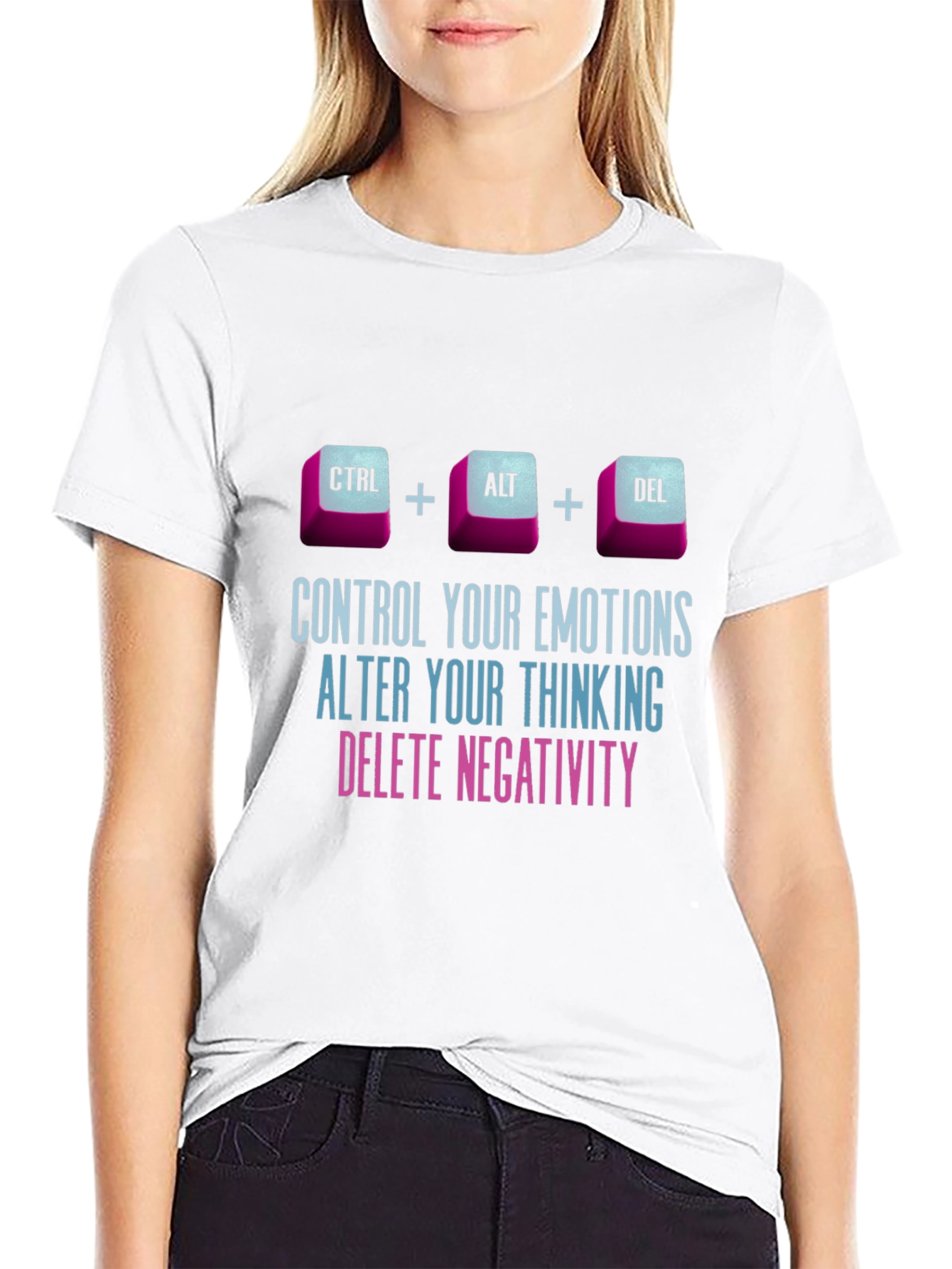 Ctrl Alt Delete Emotions Mens T-Shirt