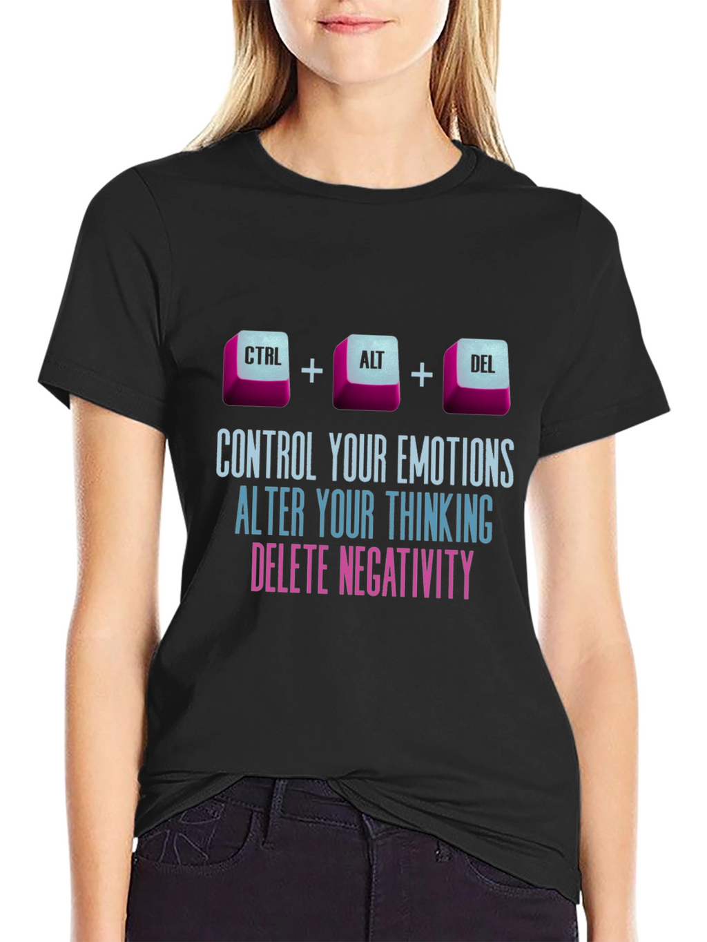 Ctrl Alt Delete Emotions Mens T-Shirt