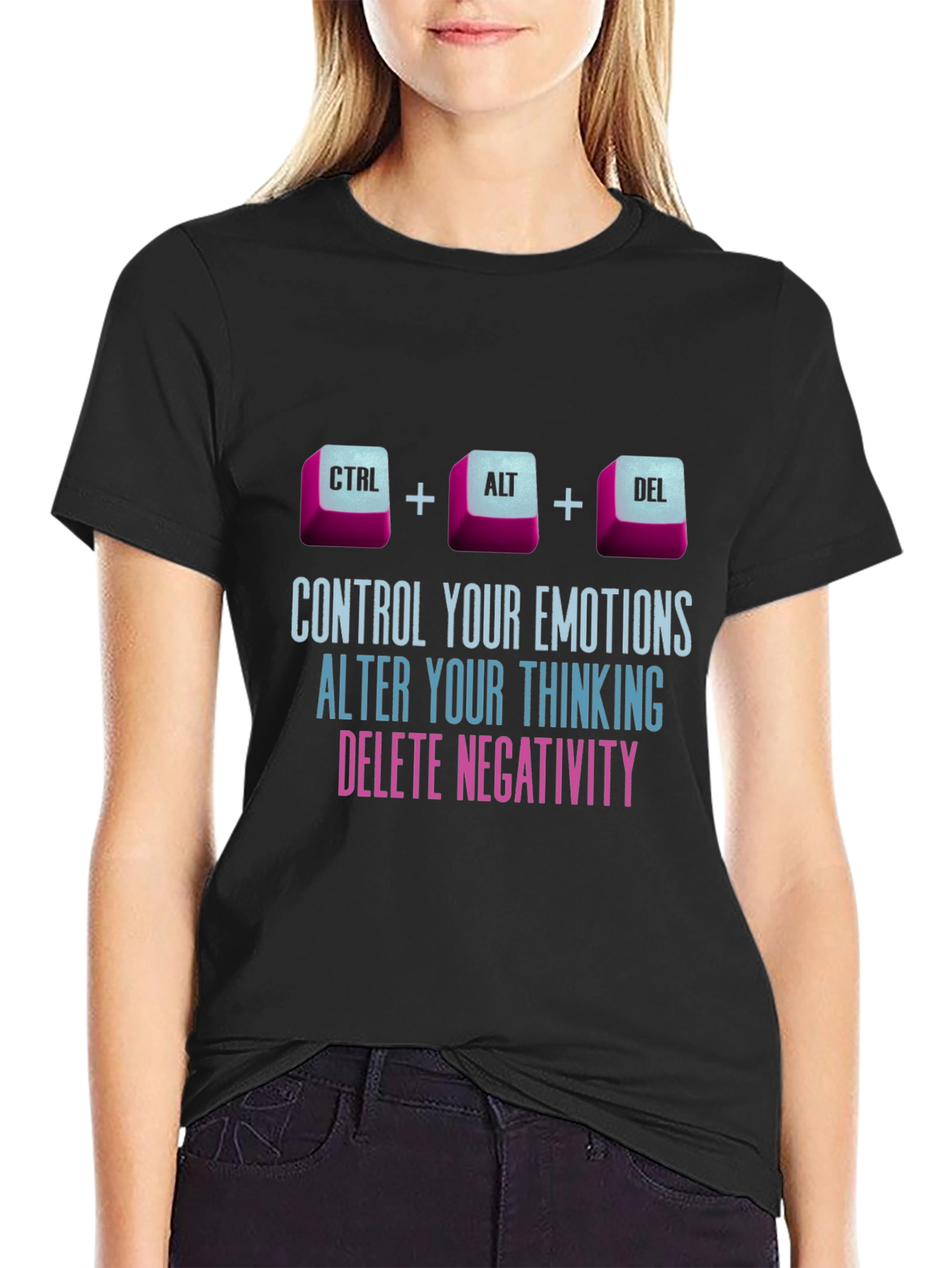 Ctrl Alt Delete Emotions Mens T-Shirt