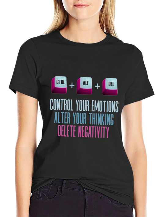 Ctrl Alt Delete Emotions Mens T-Shirt