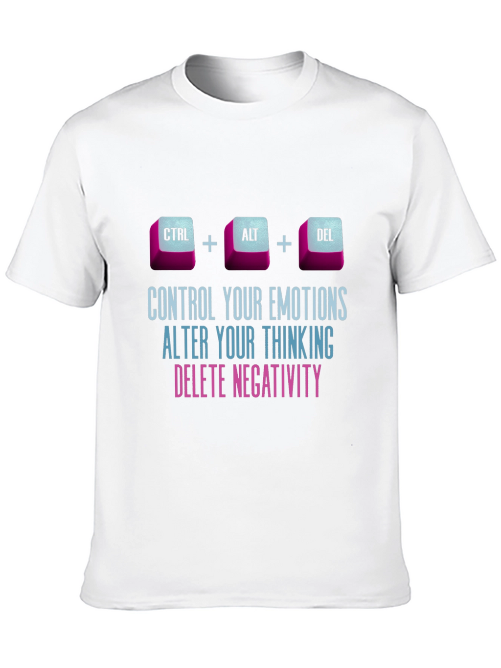 Ctrl Alt Delete Emotions Mens T-Shirt