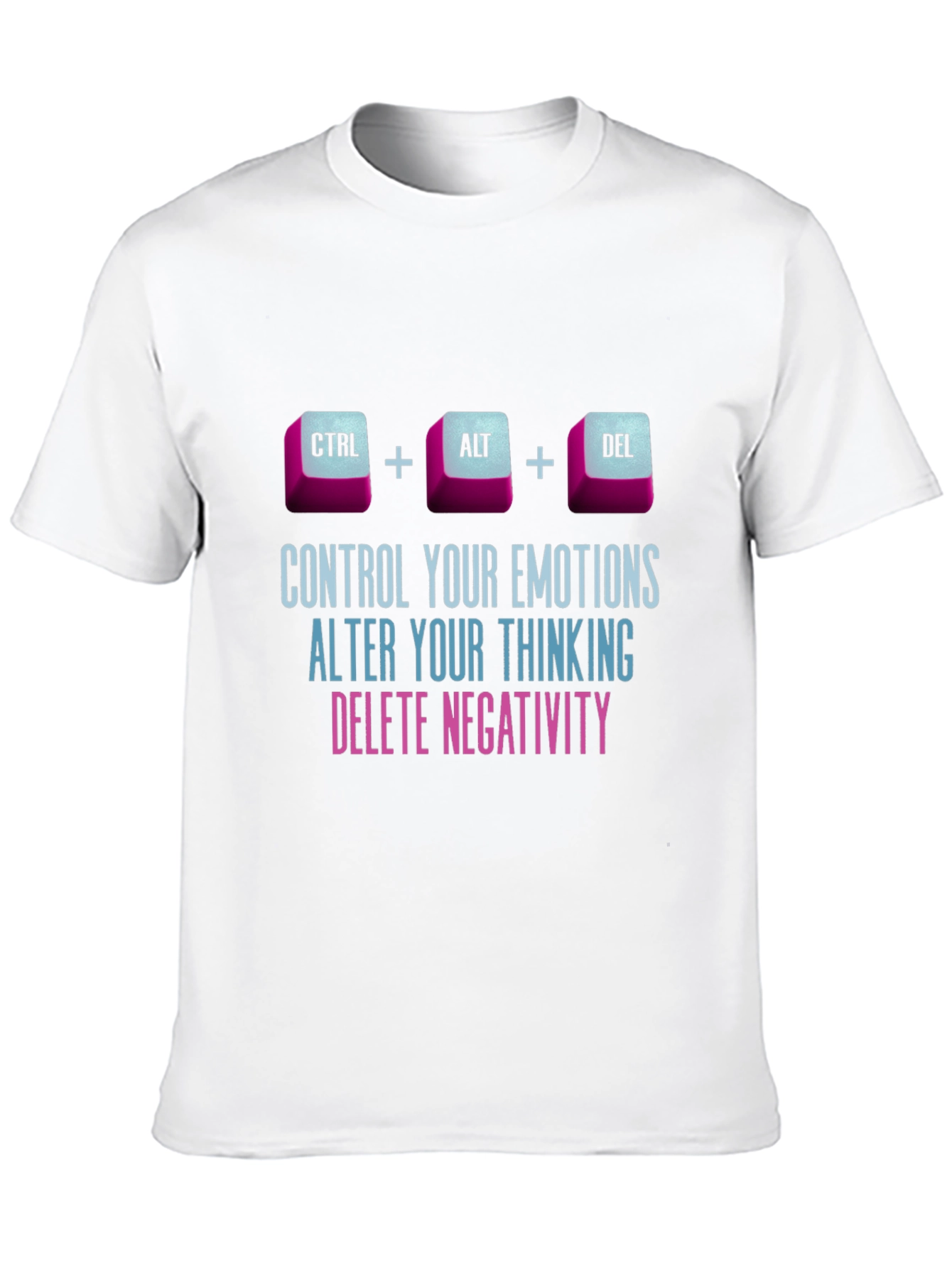 Ctrl Alt Delete Emotions Mens T-Shirt