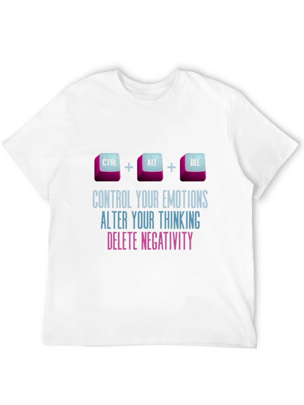 Ctrl Alt Delete Emotions Mens T-Shirt