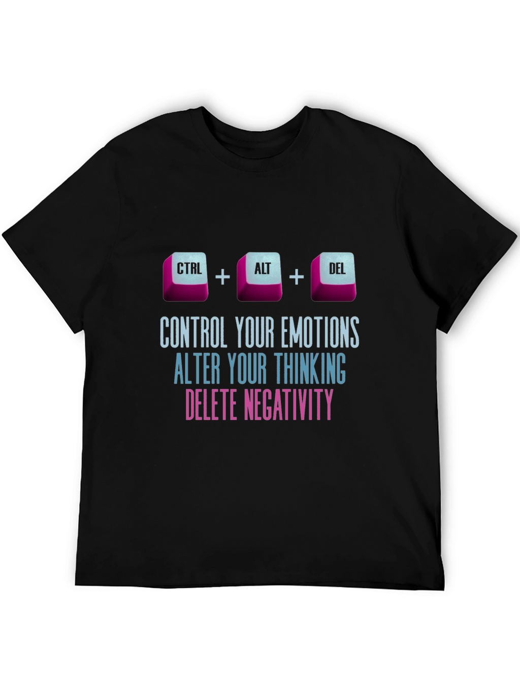 Ctrl Alt Delete Emotions Mens T-Shirt