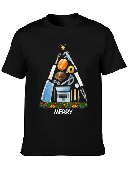 Architect Christmas Tree Graphic Tee