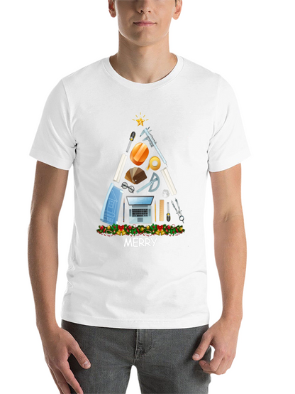 Architect Christmas Tree Graphic Tee