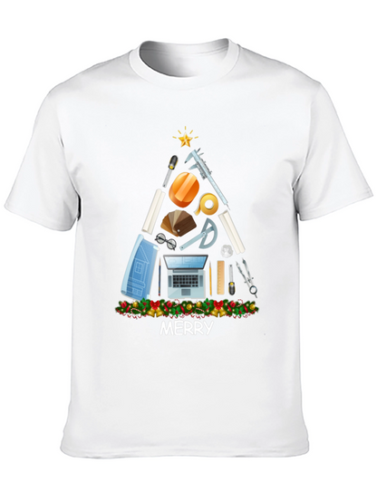 Architect Christmas Tree Graphic Tee