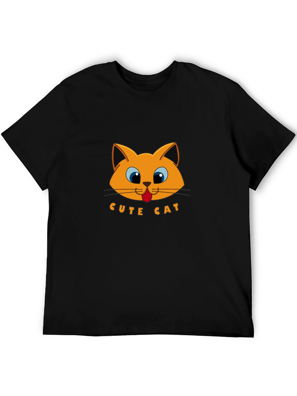 Cute Cat Graphic T-Shirt