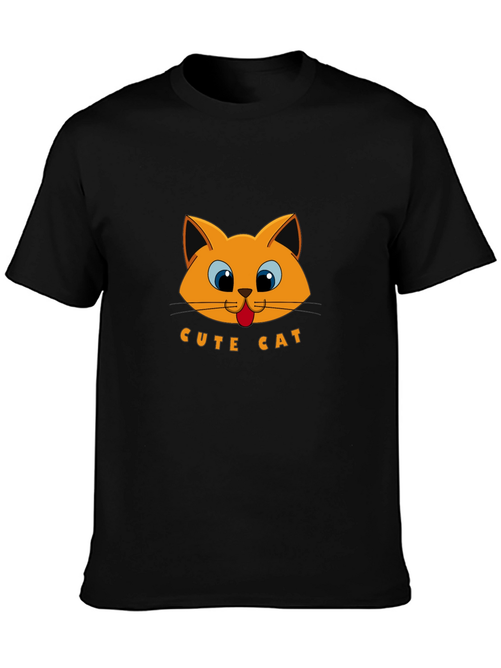 Cute Cat Graphic T-Shirt