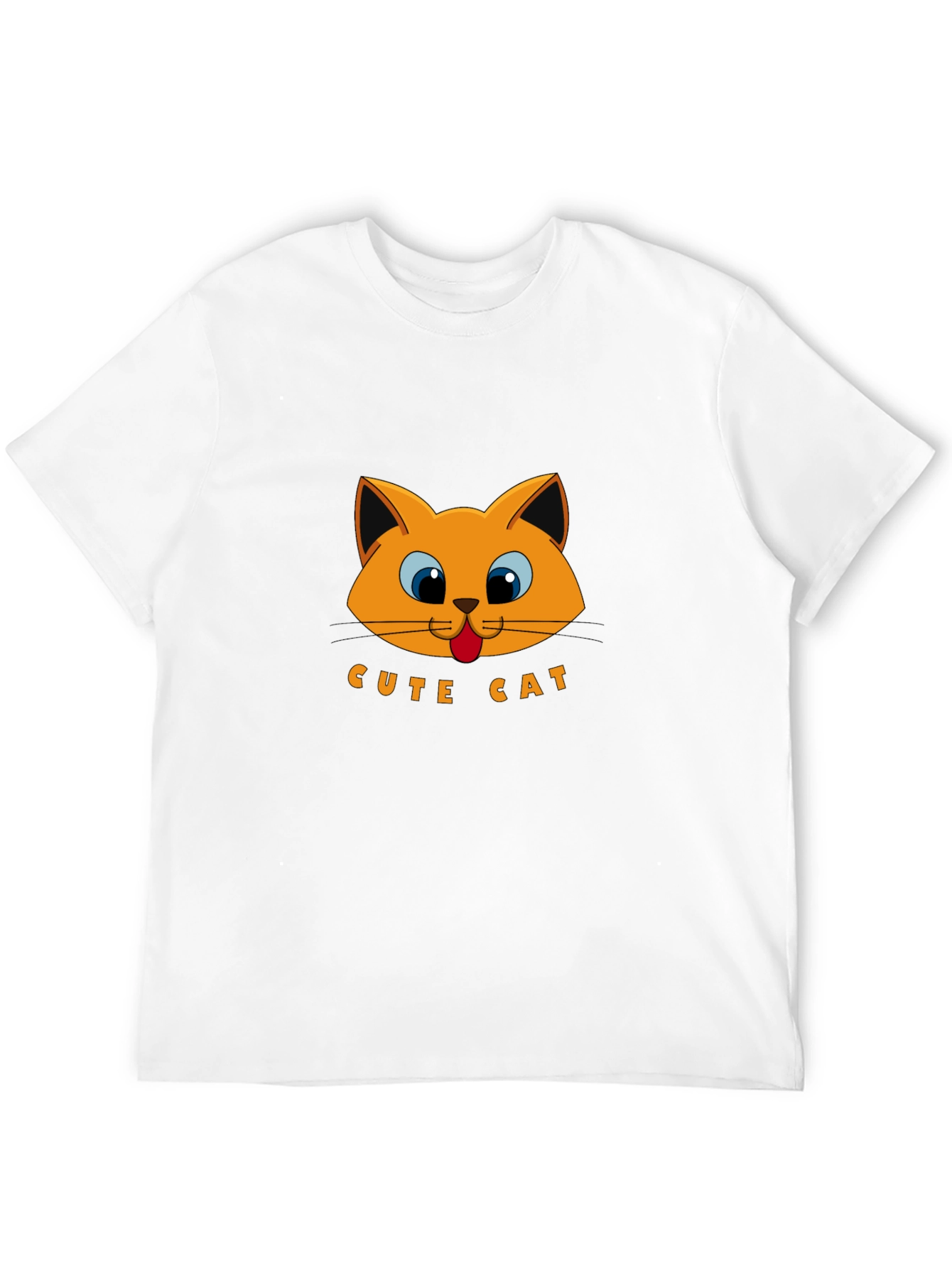 Cute Cat Graphic T-Shirt