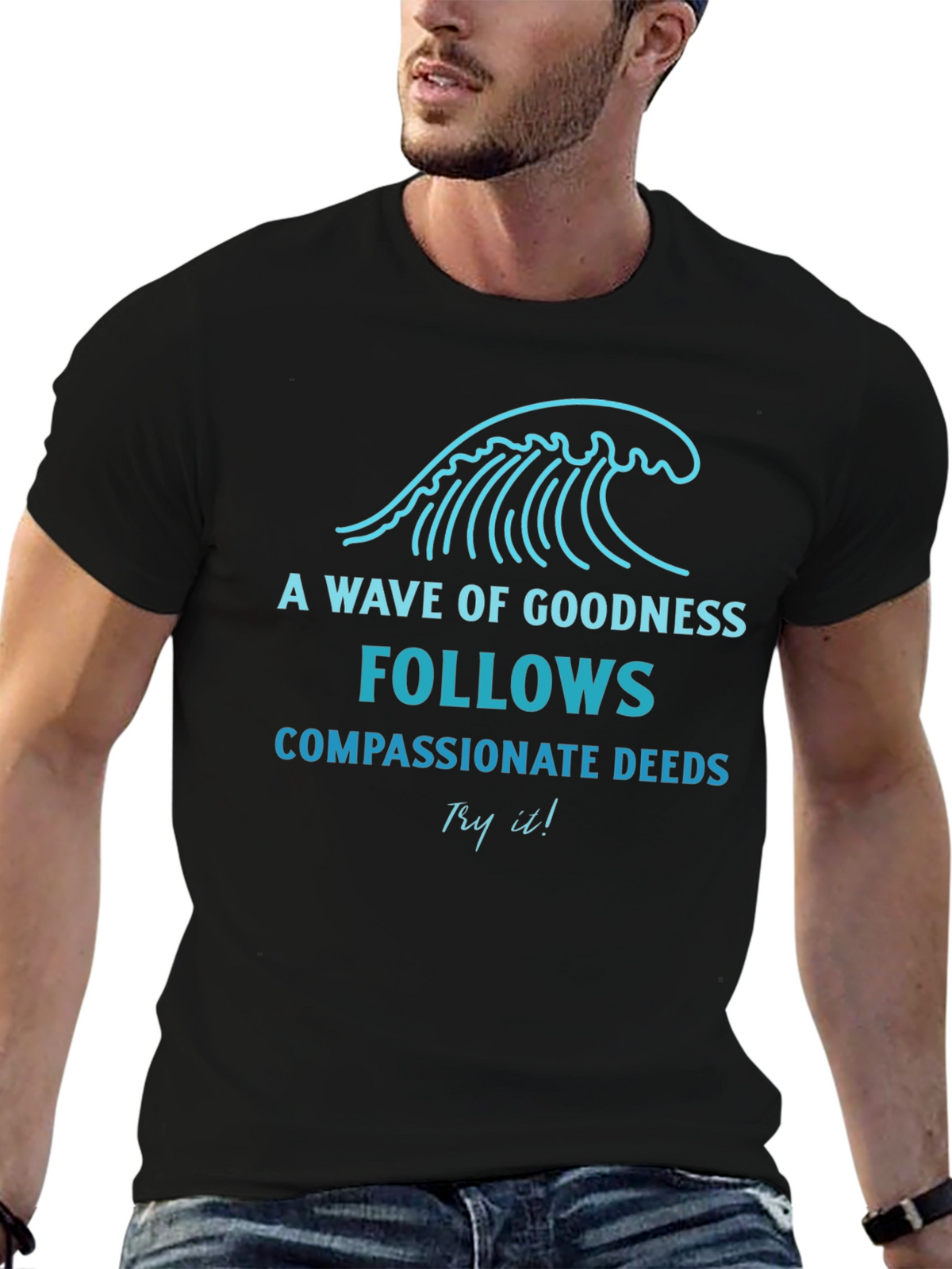 Wave of Goodness Graphic T-Shirt