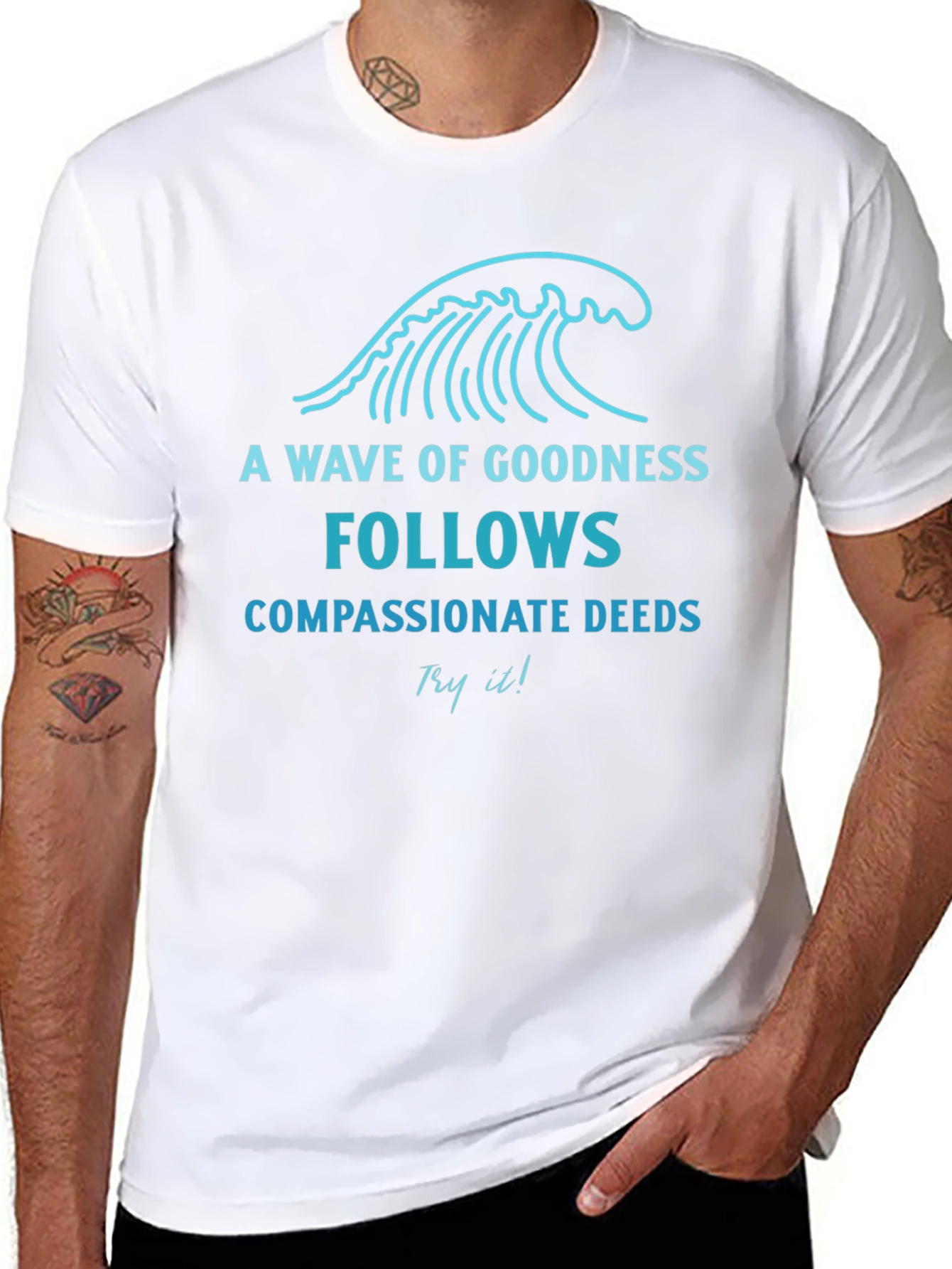 Wave of Goodness Graphic T-Shirt