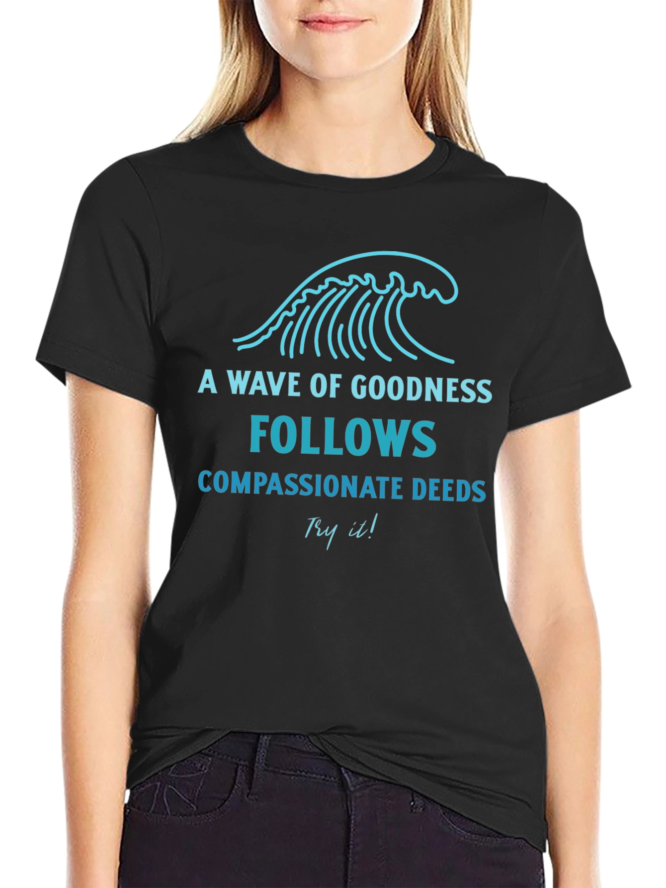 Wave of Goodness Graphic T-Shirt