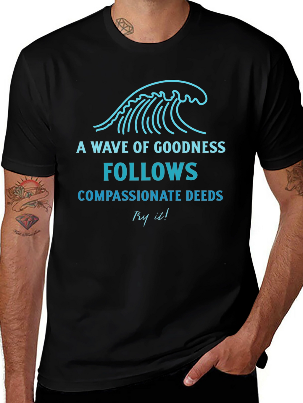 Wave of Goodness Graphic T-Shirt