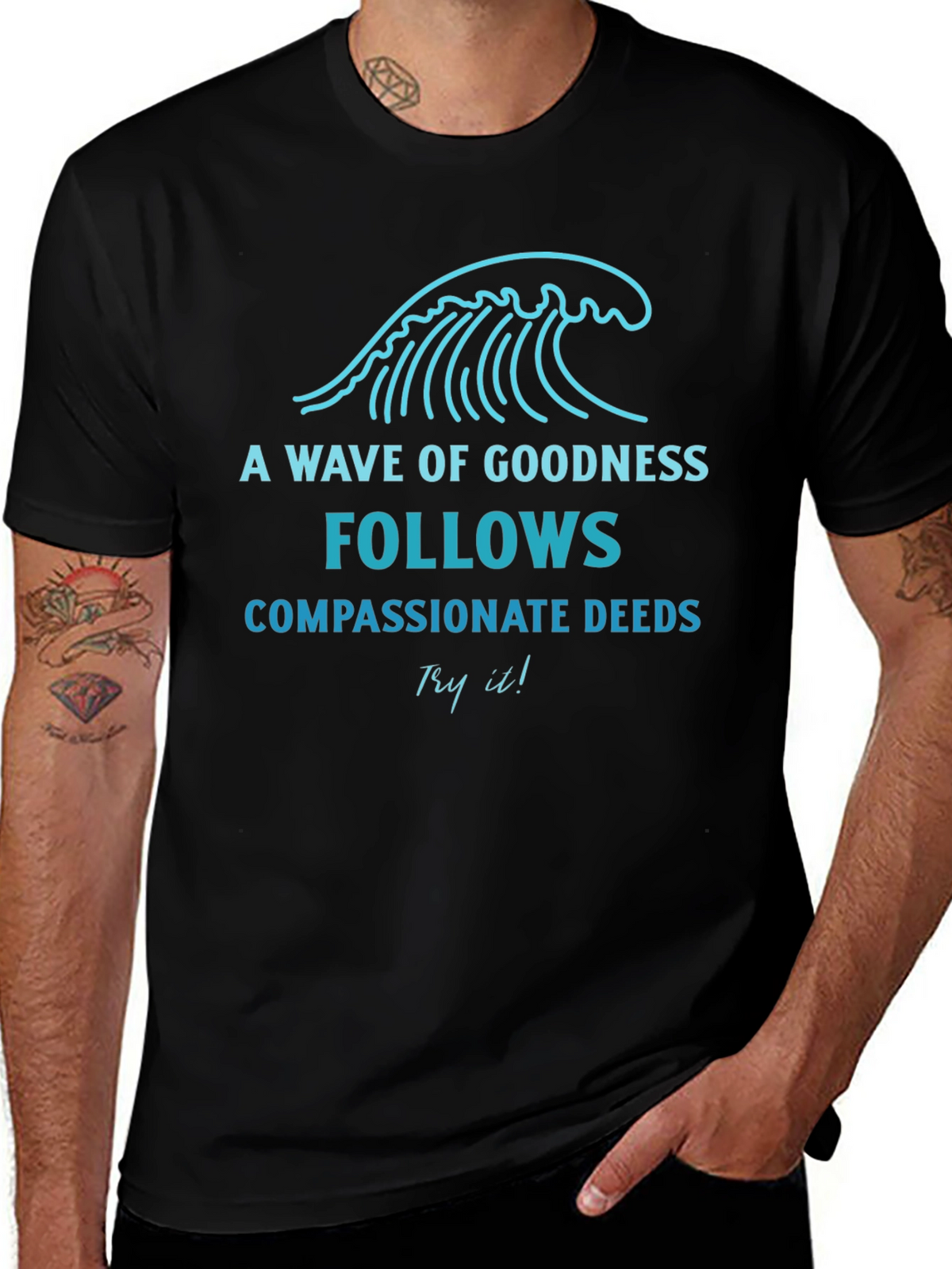 Wave of Goodness Graphic T-Shirt