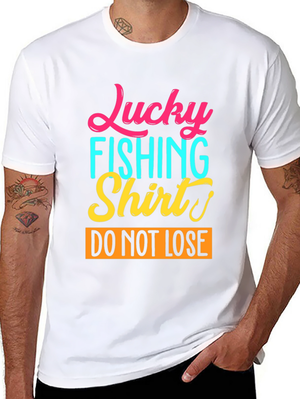 Lucky Fishing Shirt Graphic Tee