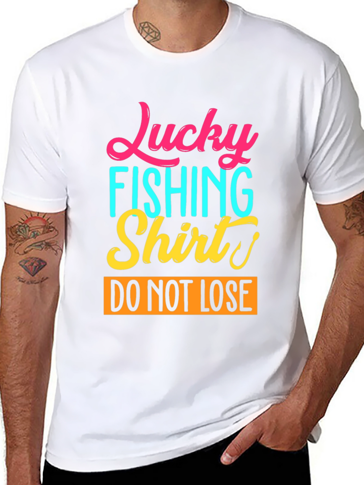 Lucky Fishing Shirt Graphic Tee