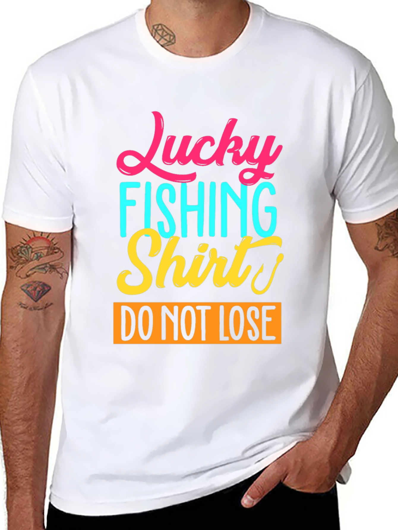 Lucky Fishing Shirt Graphic Tee