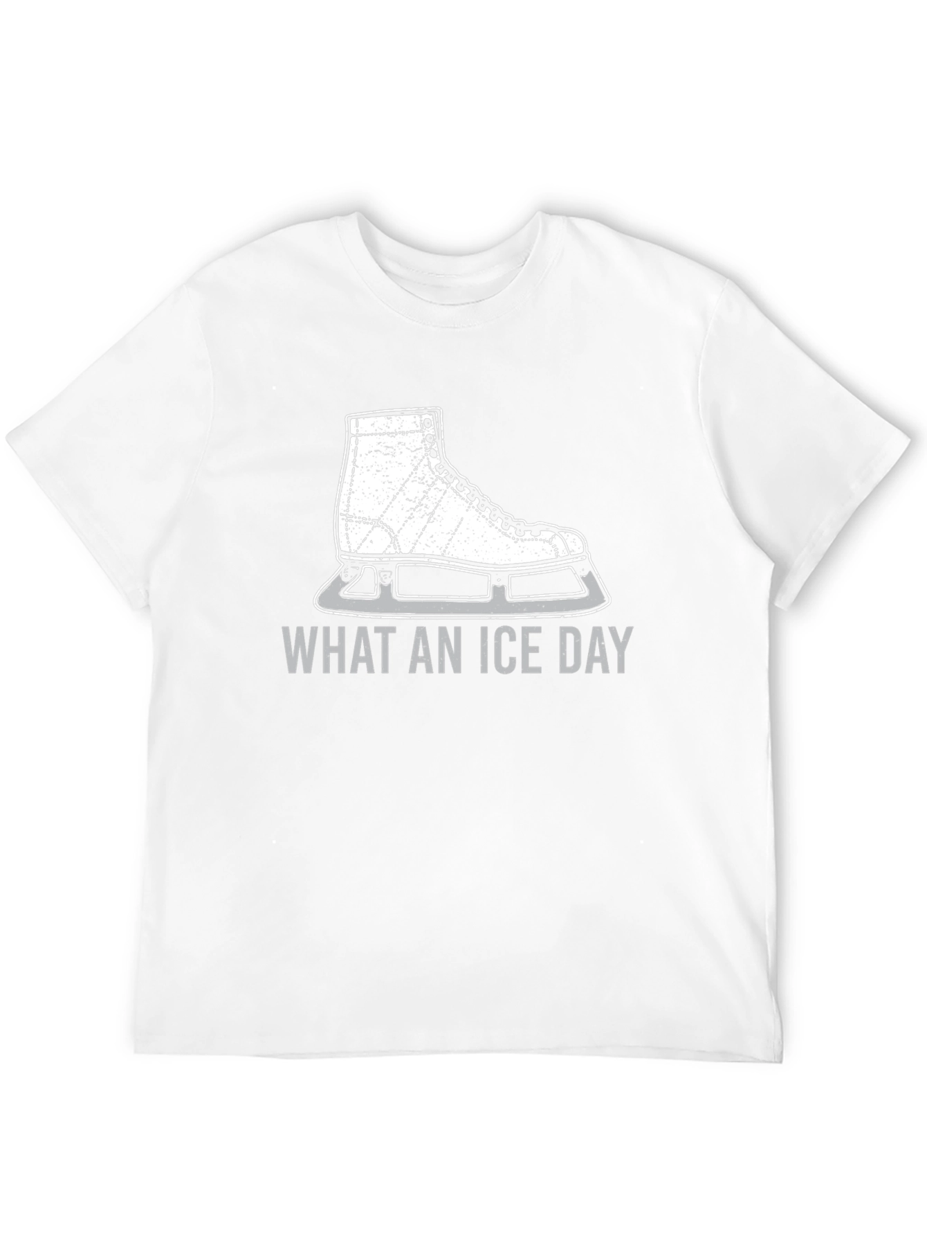What An Ice Day T-Shirt - Black Skate Design