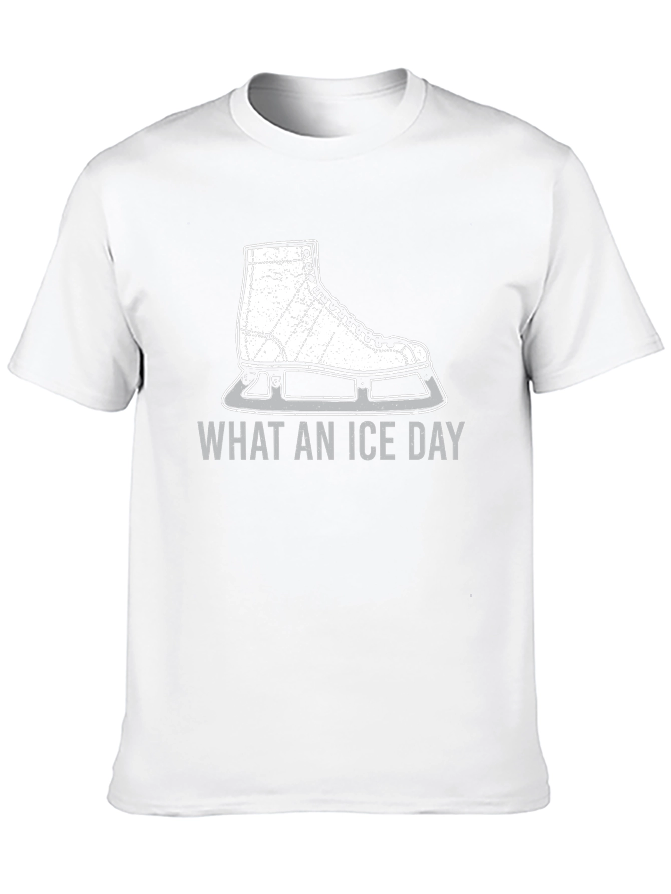 What An Ice Day T-Shirt - Black Skate Design