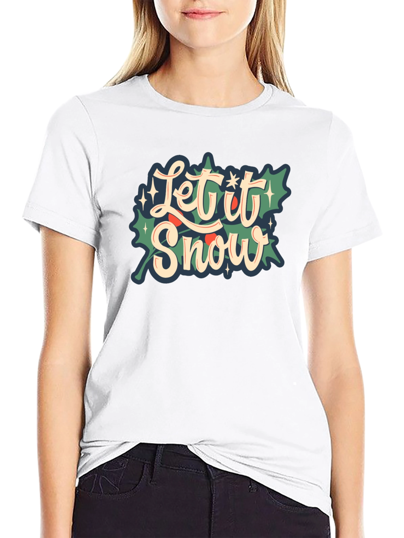 Let it Snow Holiday Graphic Tee