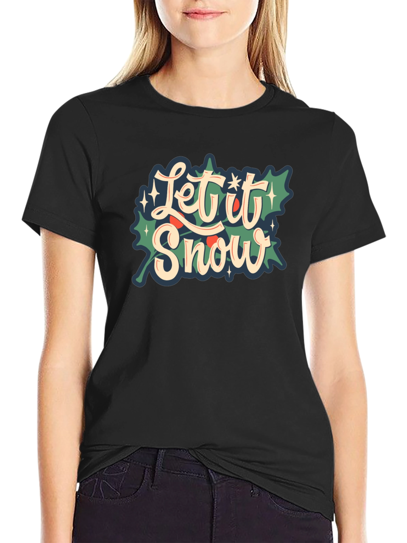 Let it Snow Holiday Graphic Tee