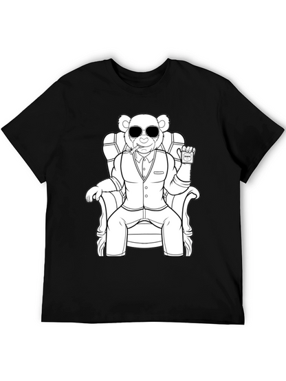 Cool Bear in Suit Graphic Tee - Unisex