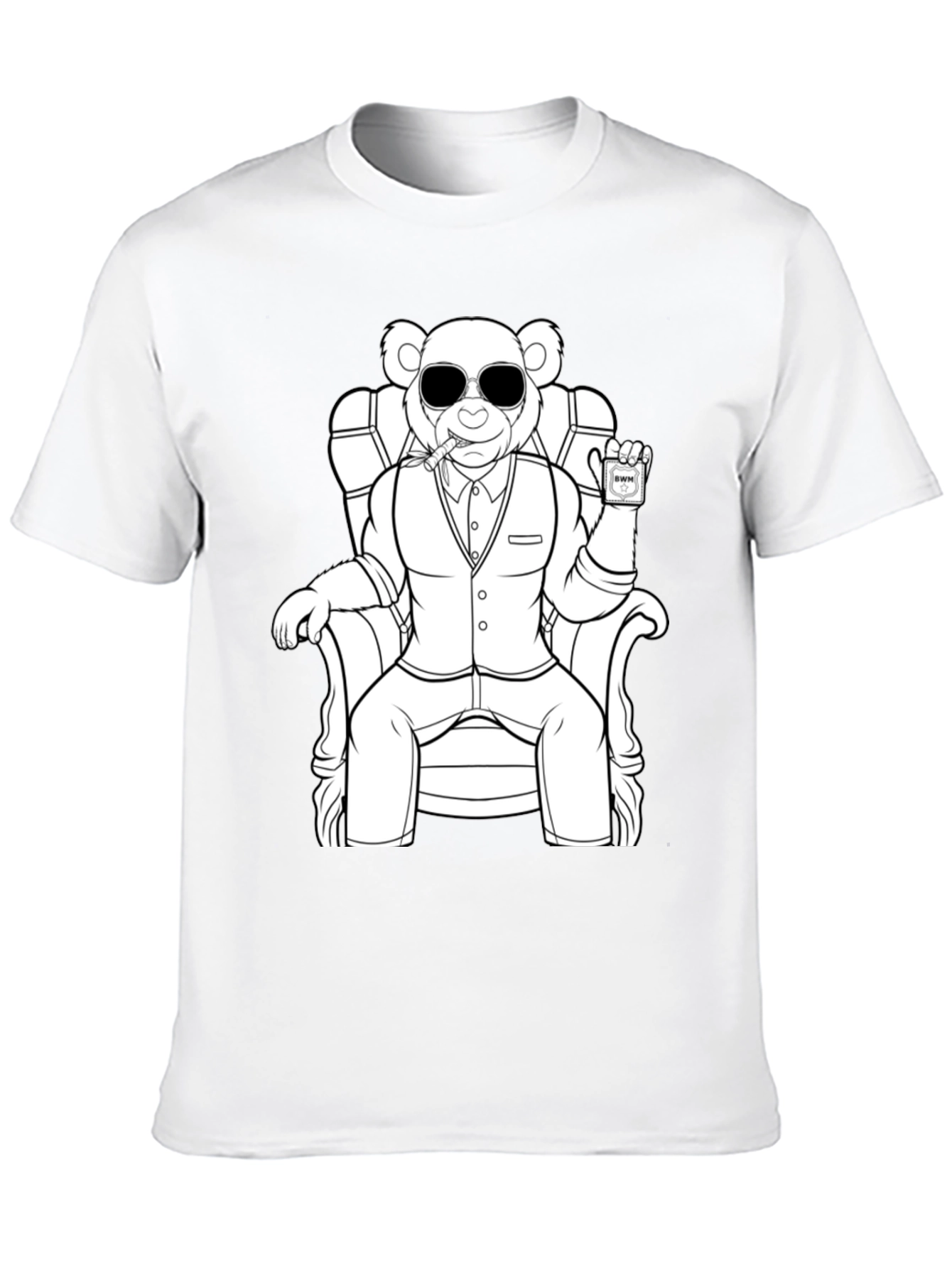 Cool Bear in Suit Graphic Tee - Unisex