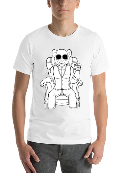 Cool Bear in Suit Graphic Tee - Unisex