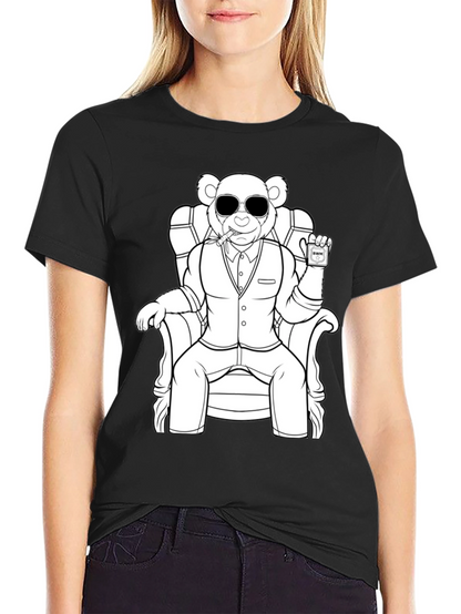 Cool Bear in Suit Graphic Tee - Unisex