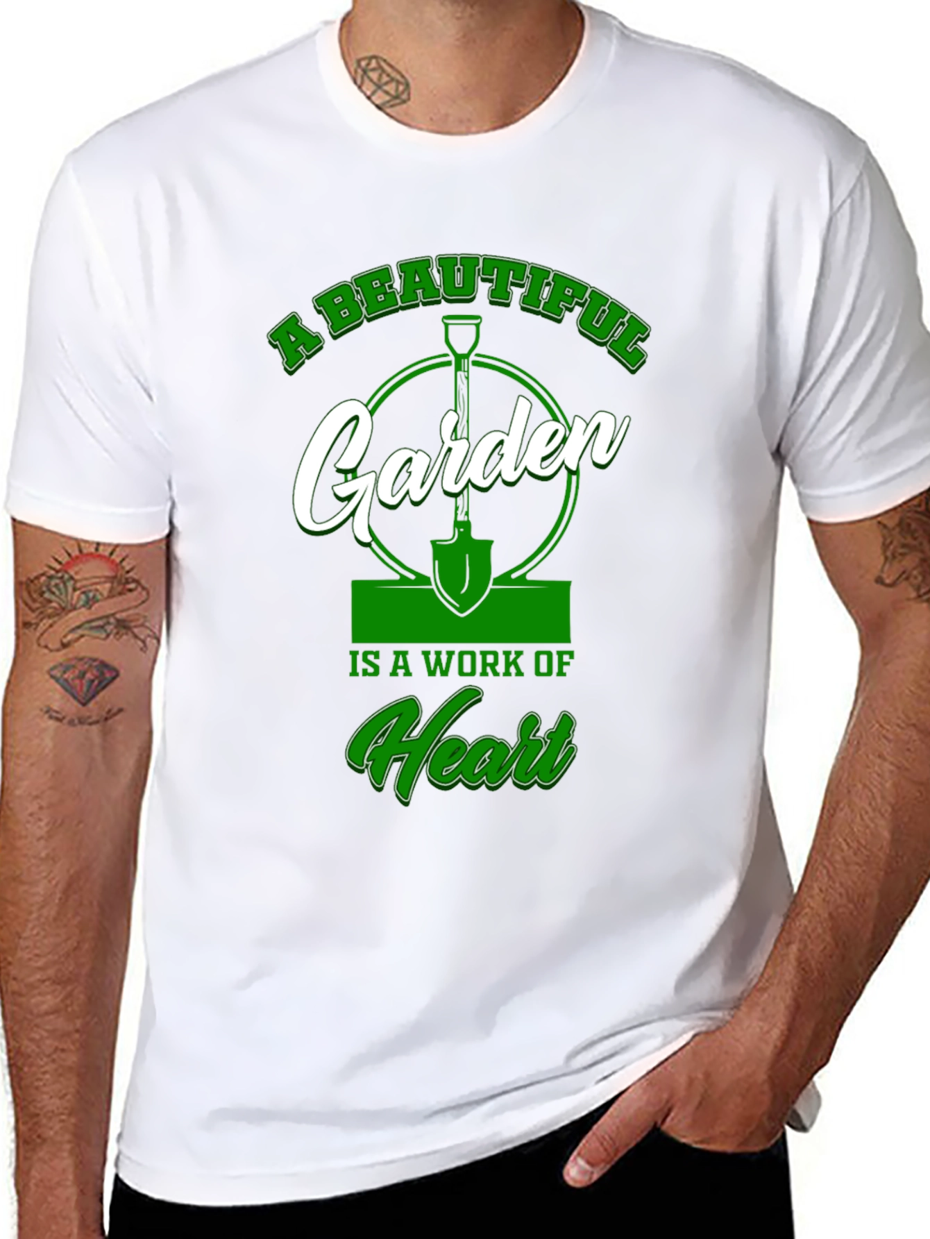A Beautiful Garden T-Shirt: Work of Heart Design