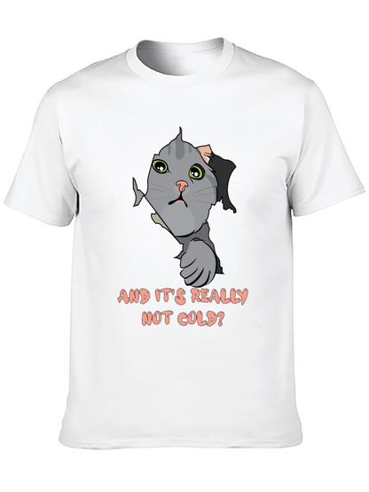Cat Peek T-Shirt - Funny Kitten Design
