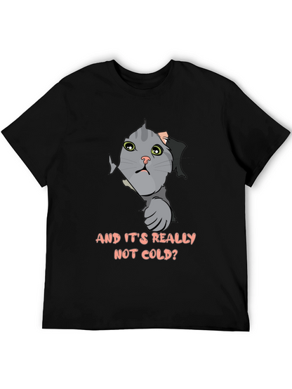 Cat Peek T-Shirt - Funny Kitten Design
