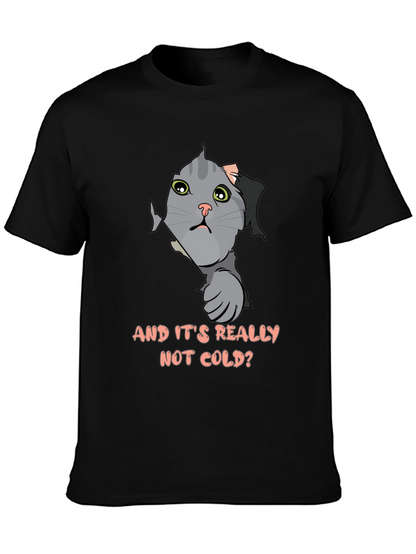 Cat Peek T-Shirt - Funny Kitten Design