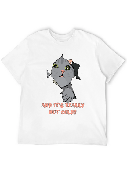 Cat Peek T-Shirt - Funny Kitten Design
