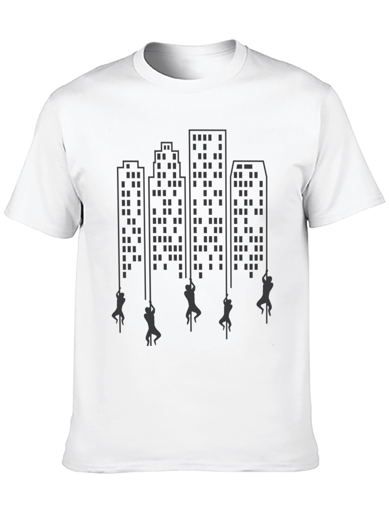 City Climber Graphic Tee - Urban Adventure Shirt