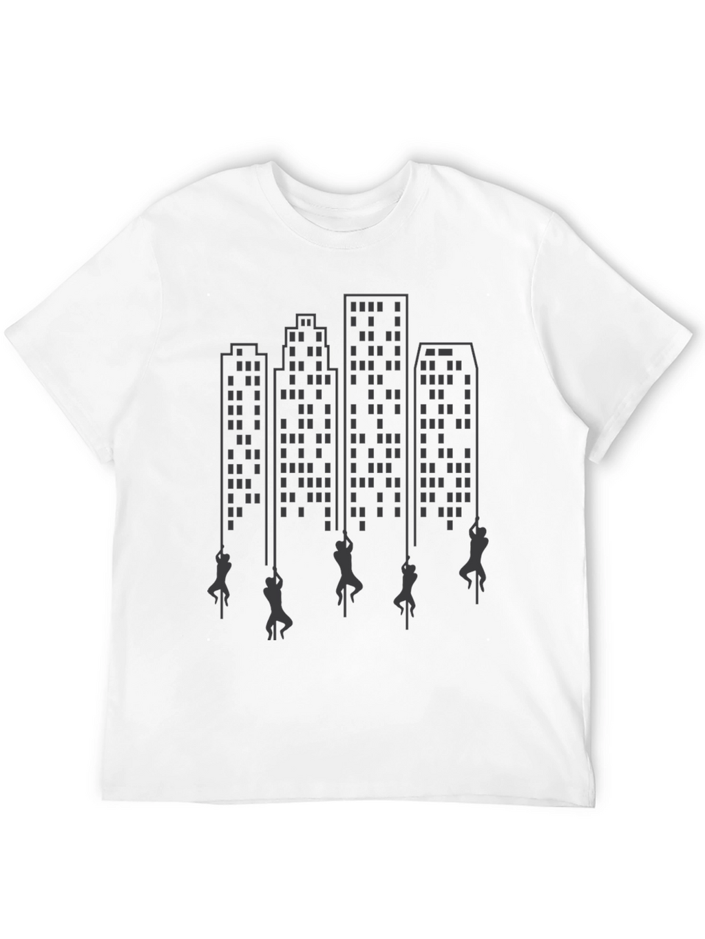 City Climber Graphic Tee - Urban Adventure Shirt