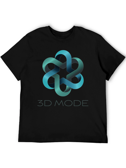 3D Mode Stylish Graphic Tee