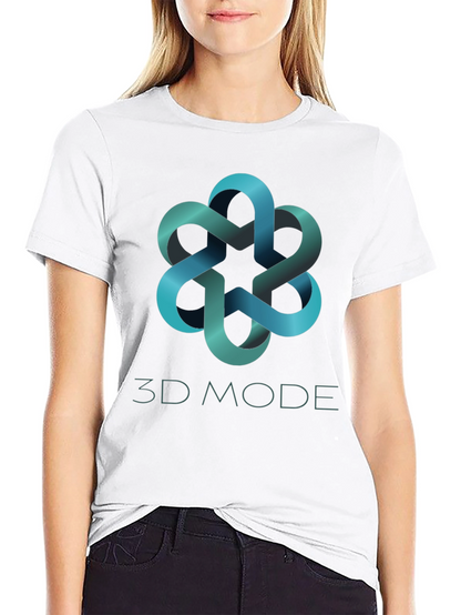 3D Mode Stylish Graphic Tee