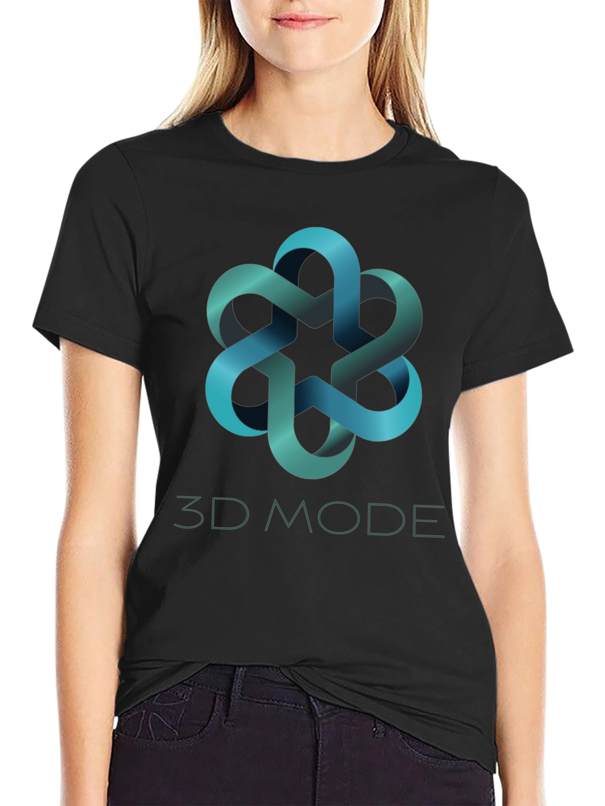 3D Mode Stylish Graphic Tee