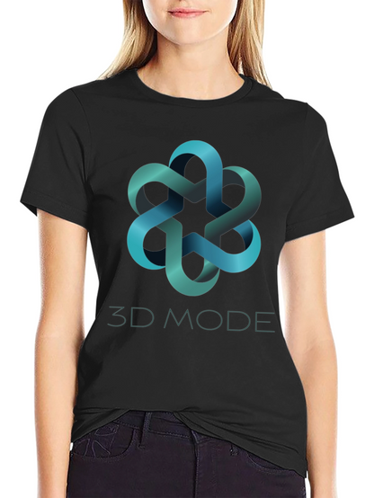 3D Mode Stylish Graphic Tee