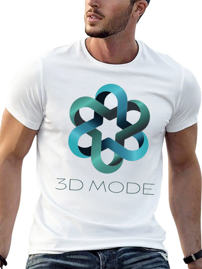 3D Mode Stylish Graphic Tee