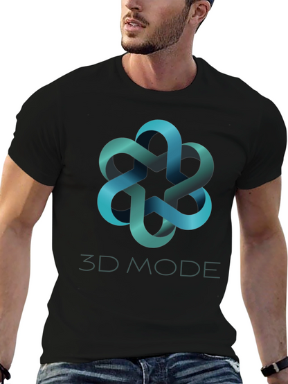 3D Mode Stylish Graphic Tee