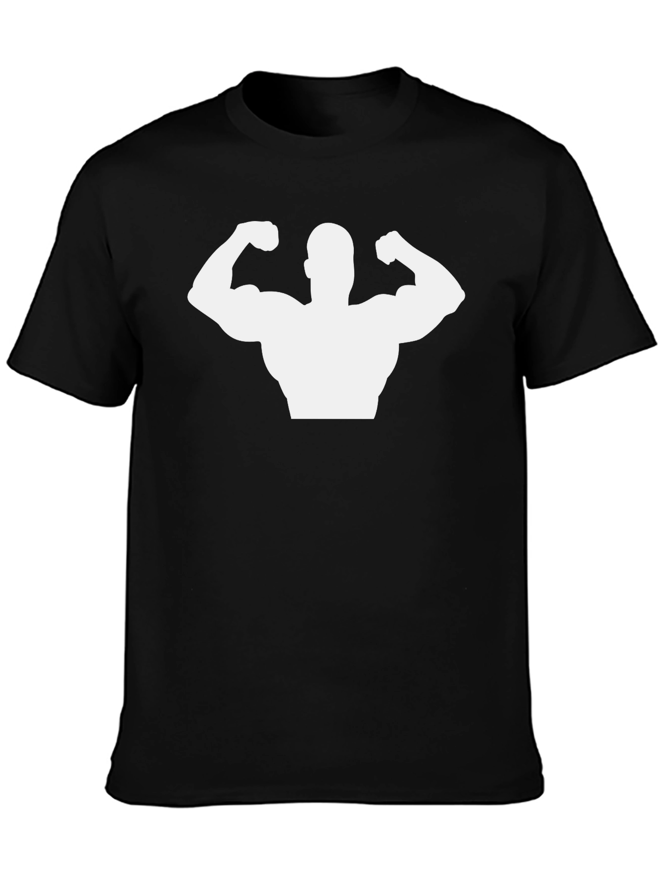 Muscle Man Graphic Tee - Black T-Shirt