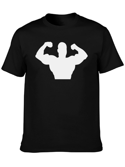 Muscle Man Graphic Tee - Black T-Shirt