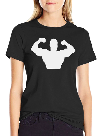 Muscle Man Graphic Tee - Black T-Shirt