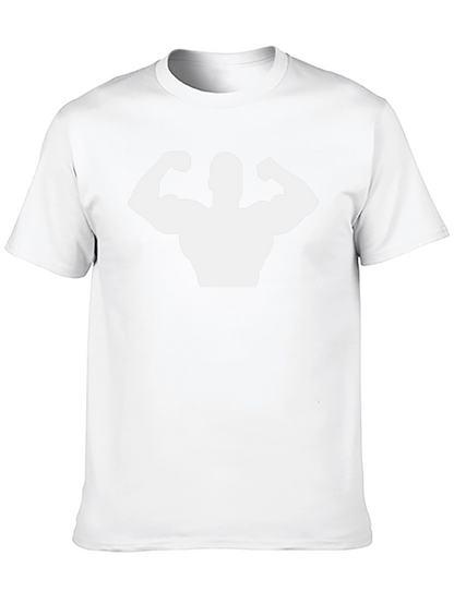 Muscle Man Graphic Tee - Black T-Shirt